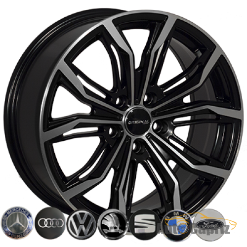 Диски Replica Volkswagen 2747 BP/M R17 W7.5 PCD5x112 ET35 DIA66.6